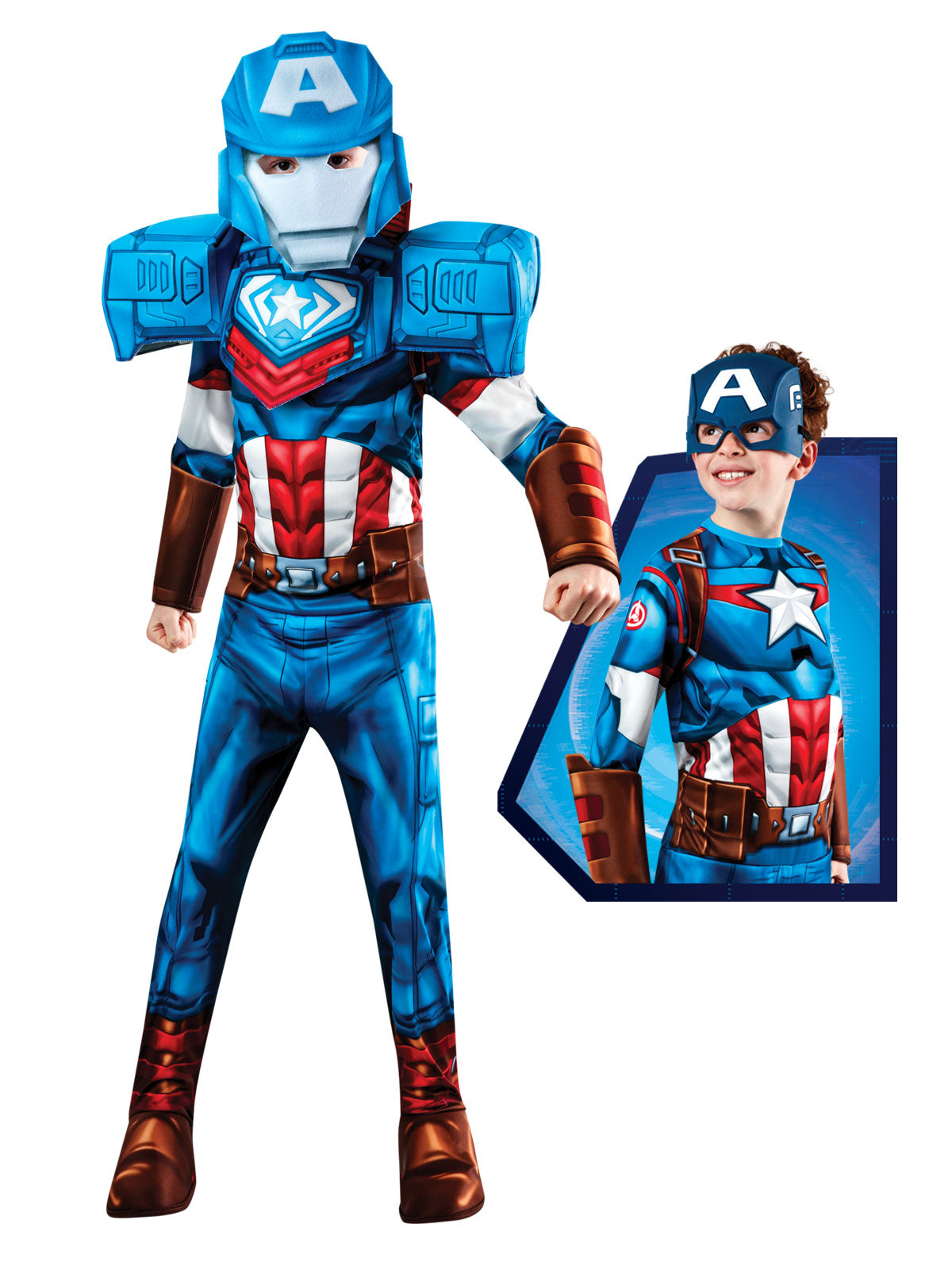 Captain America Mechstrike Deluxe Costume, Child