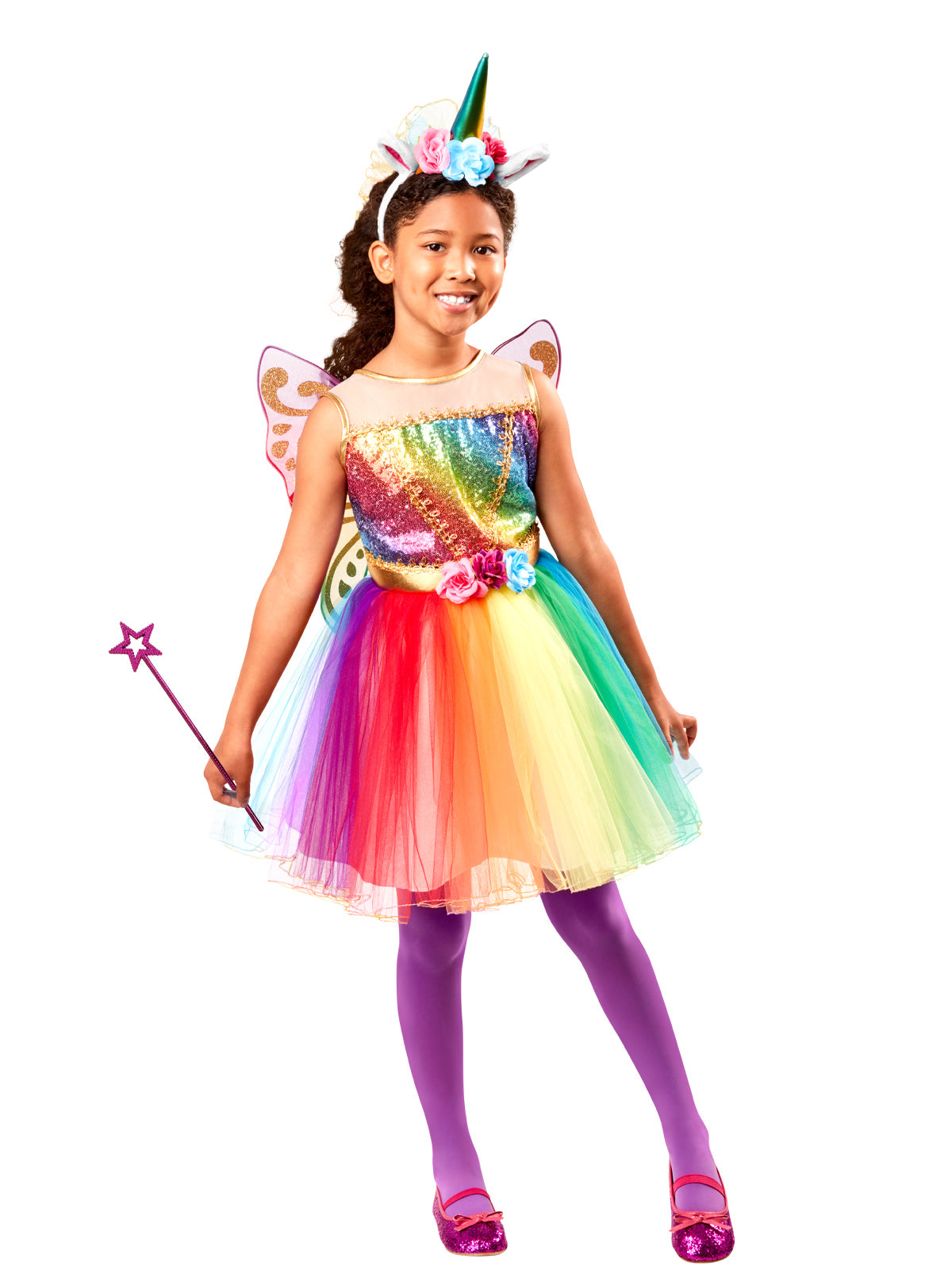 Unicorn Rainbow Tutu Costume, Child