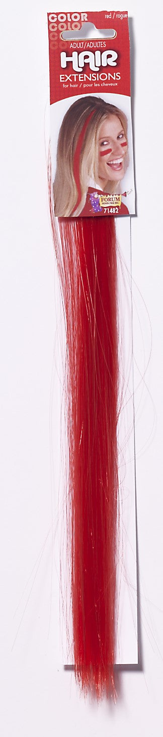 Hair Extensions  - Red - Adult