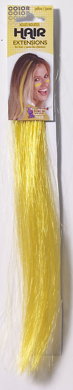 Hair Extensions  - Yellow - Adult