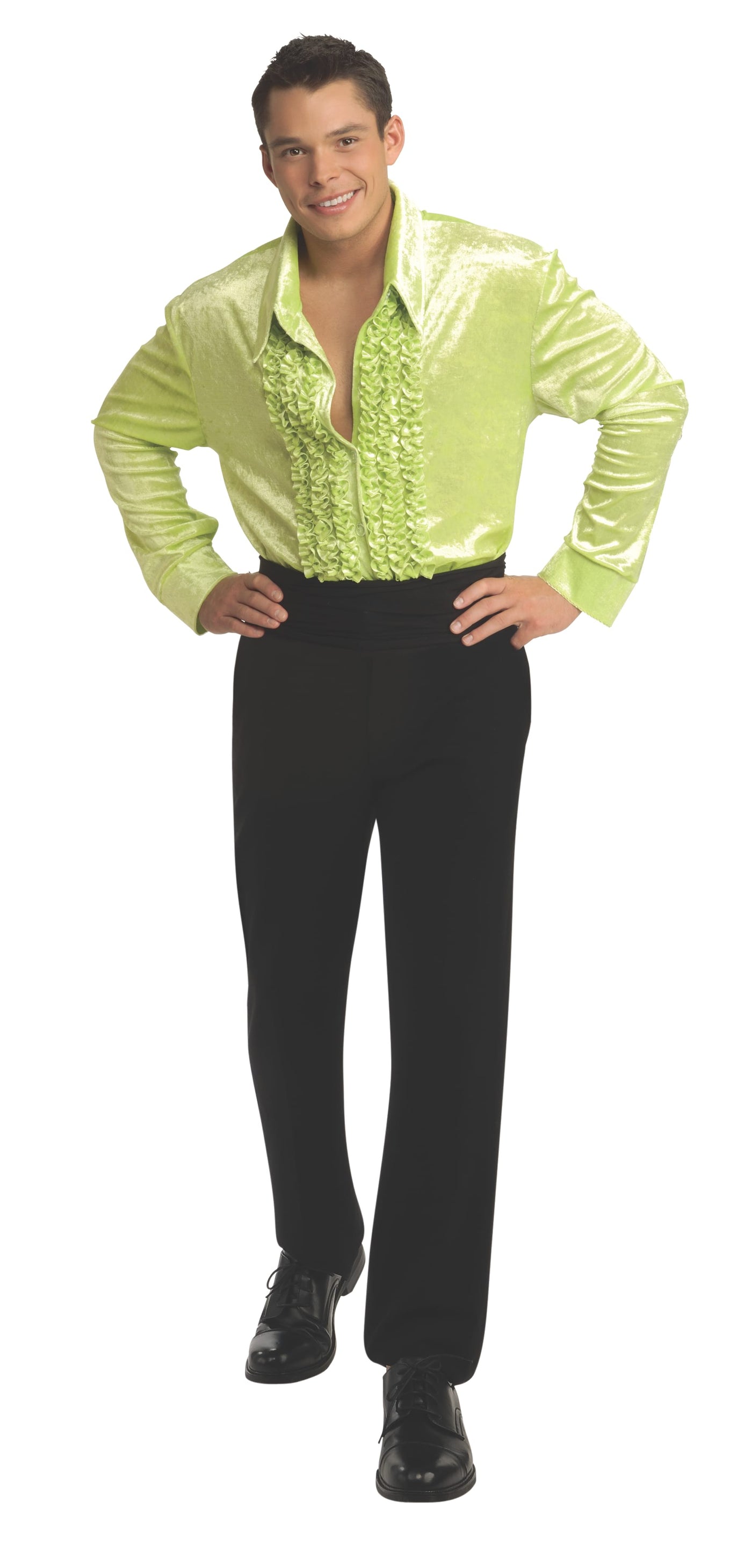 Green Velvet Shirt, Adult