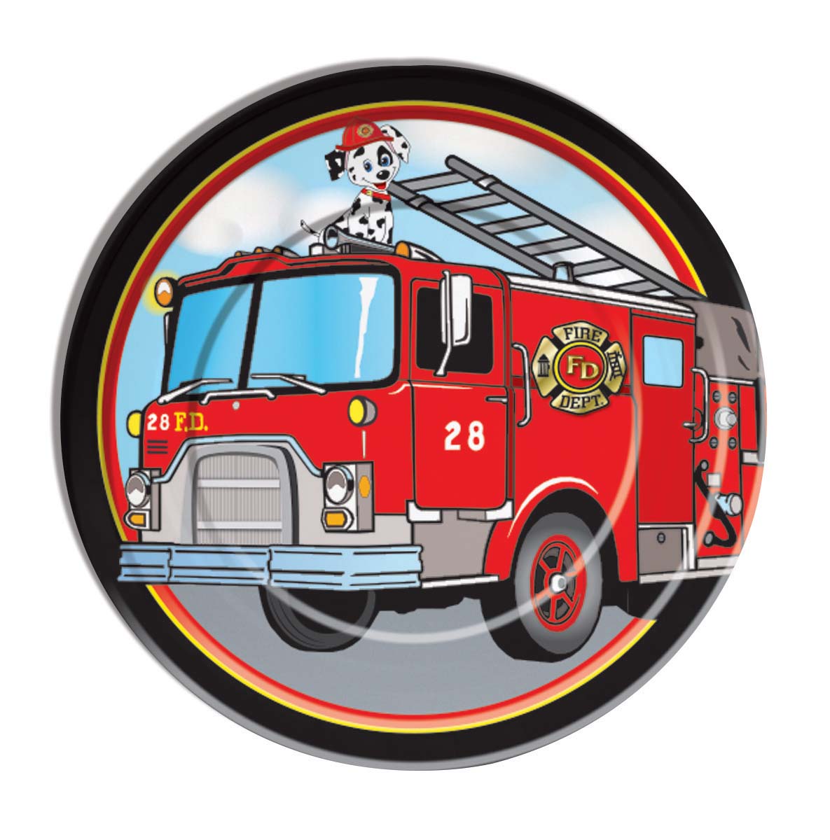 Firefighter Luncheon Plates (8 Pack)