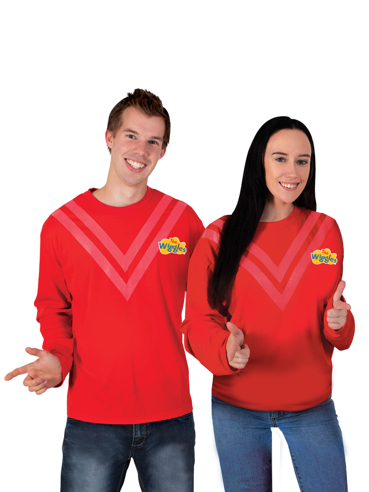 Red Wiggle Costume Top, Adult