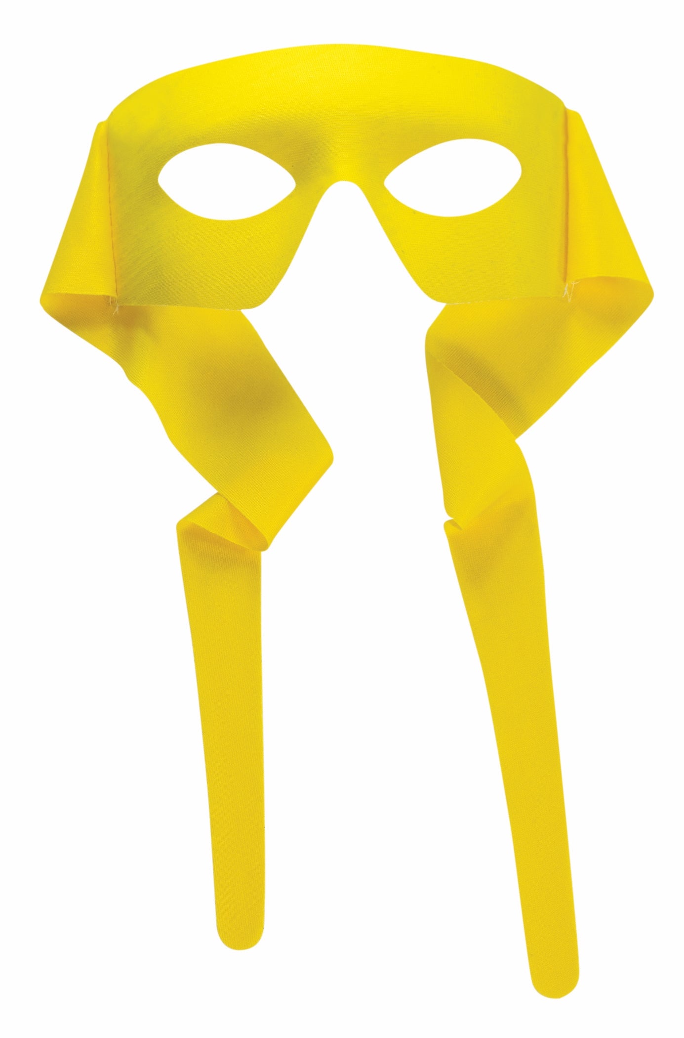 Hero Mask With Rear Tie - Yellow - Adult