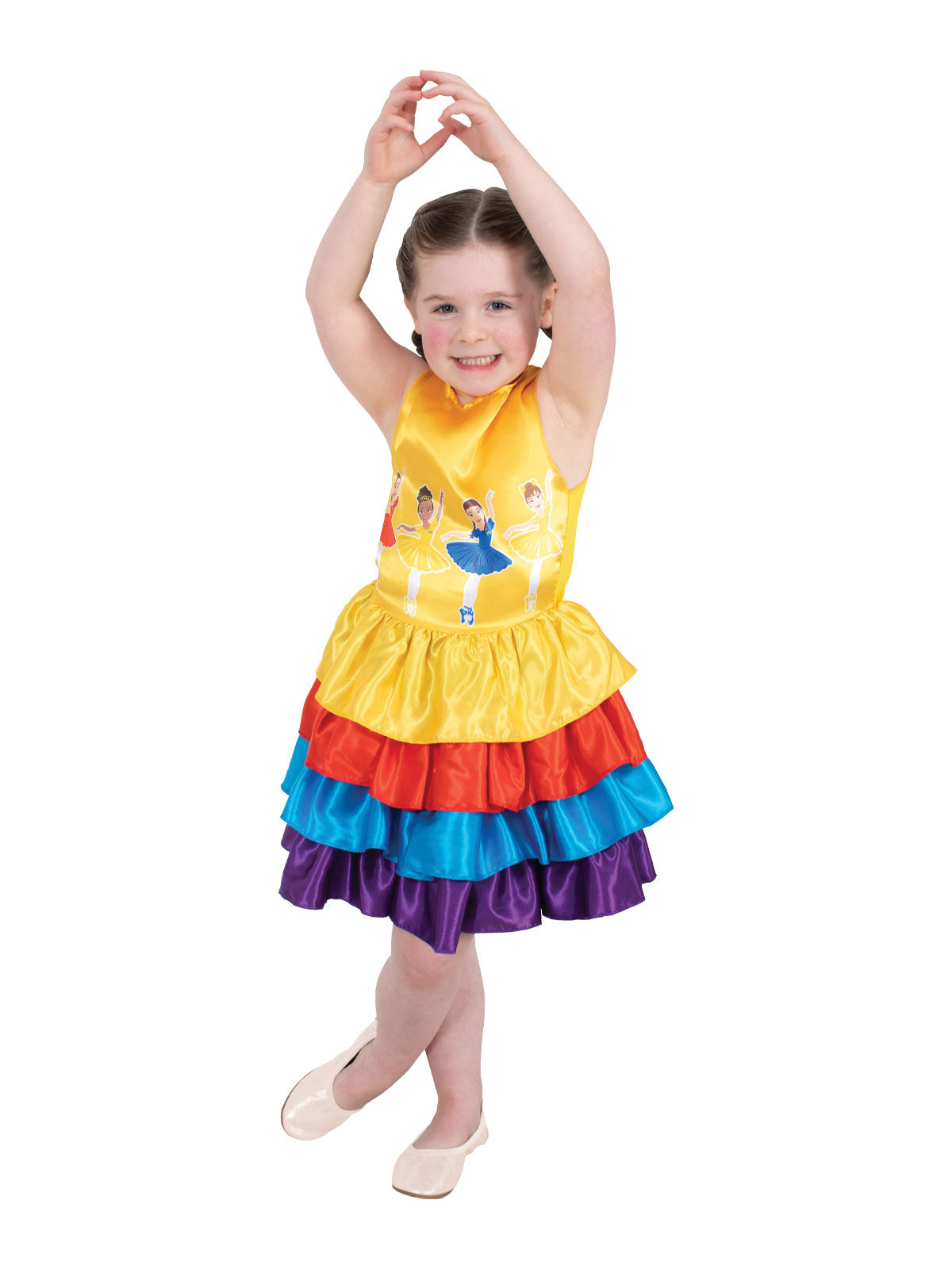 The Wiggles Ballerina Multi-Coloured Dress, Child