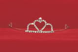 Rhinestone And Silver Tiara