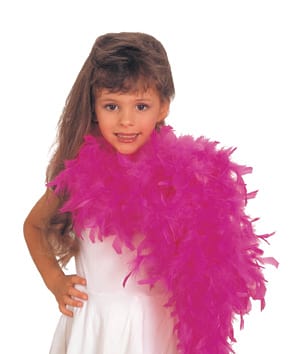 Feather Boa Hot Pink - Child