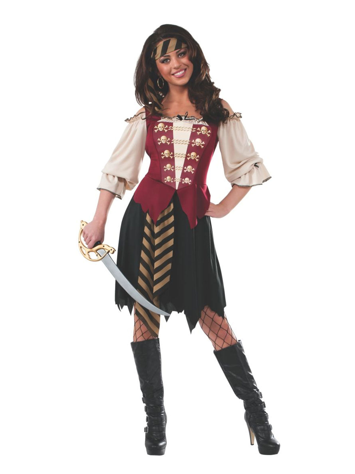 Elegant Pirate Costume, Adult