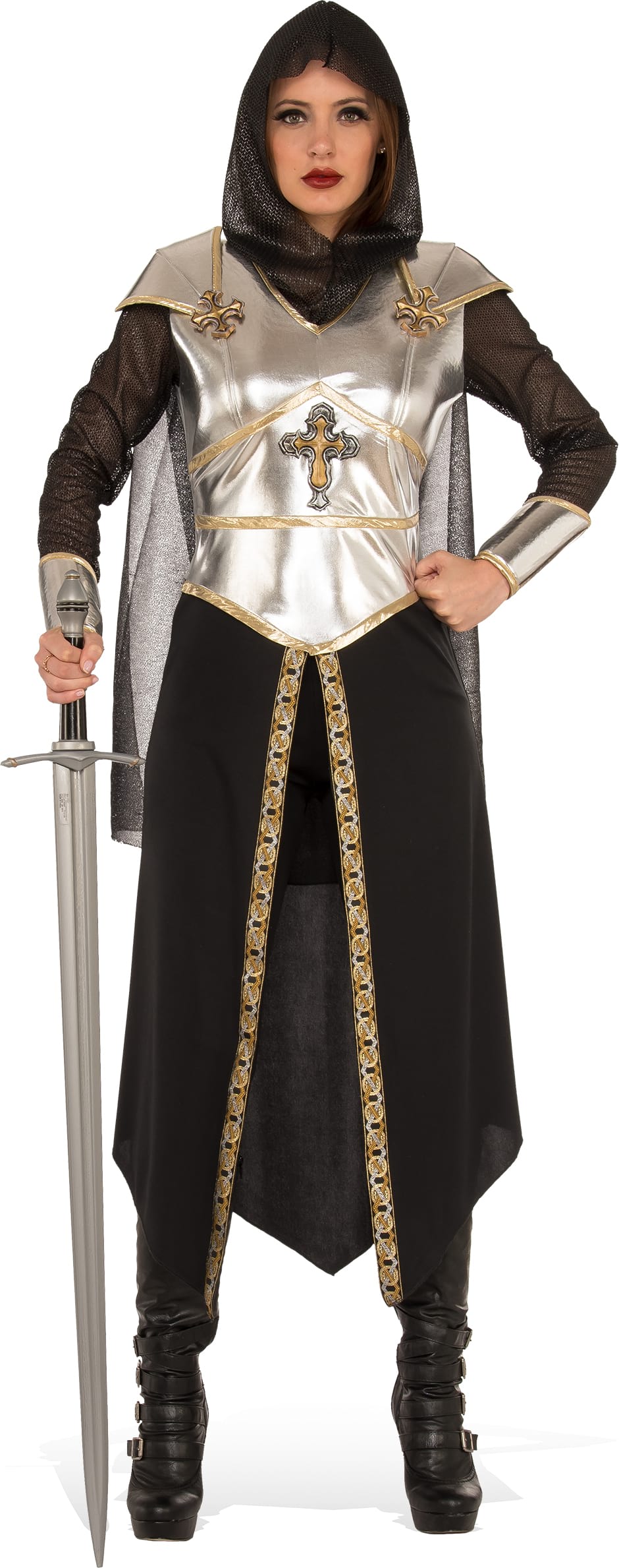 Medieval Warrior Women'S Costume, Adult