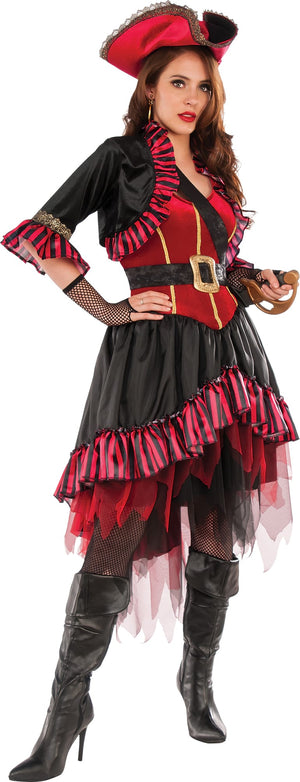 Lady Buccaneer Pirate Costume, Adult