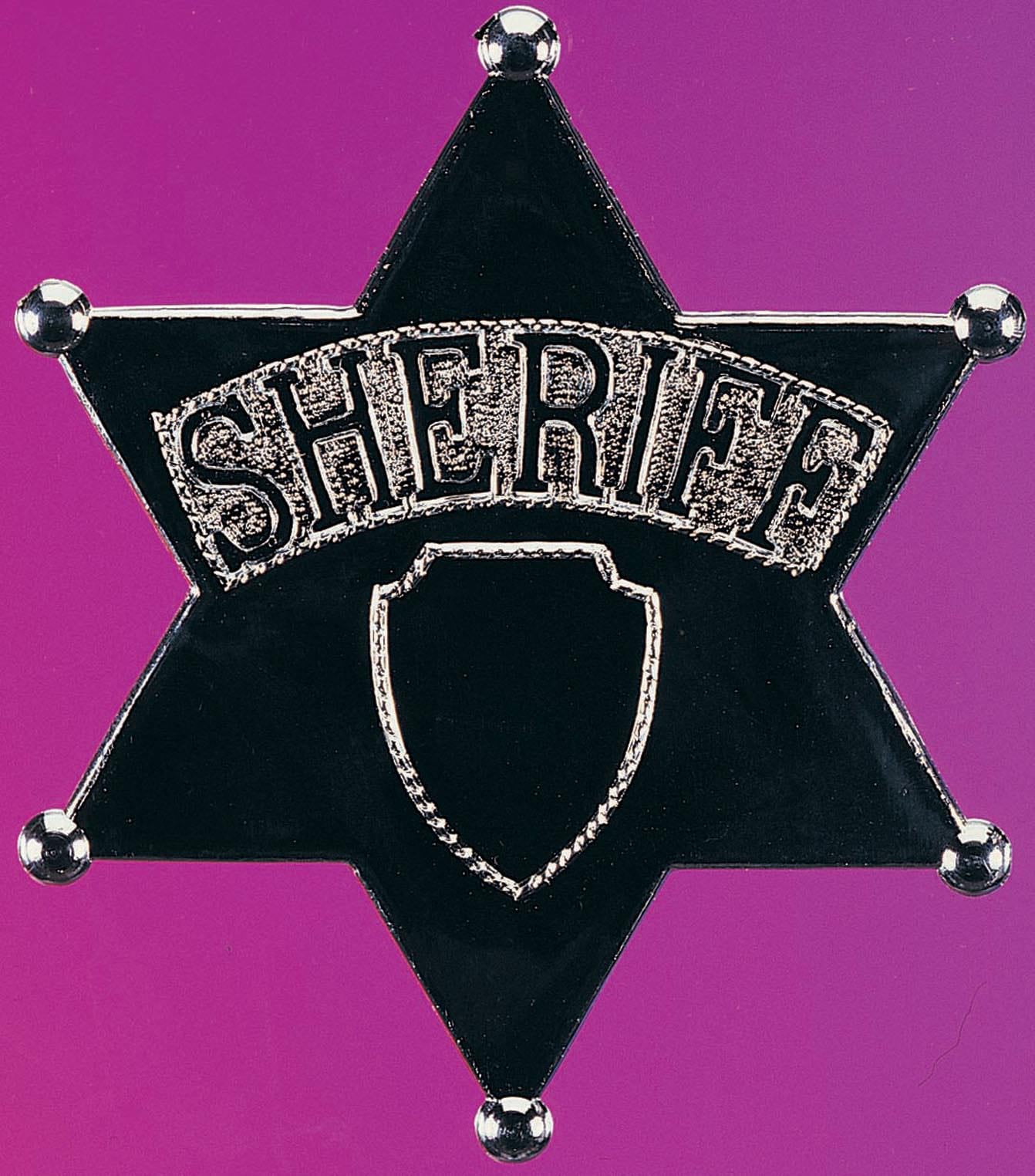 7" Jumbo Sheriff Badge