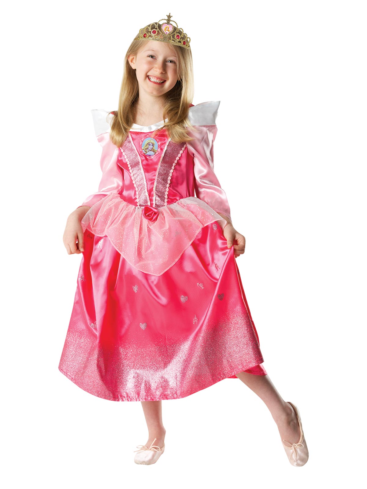 Sleeping Beauty Glitter Deluxe Costume, Child