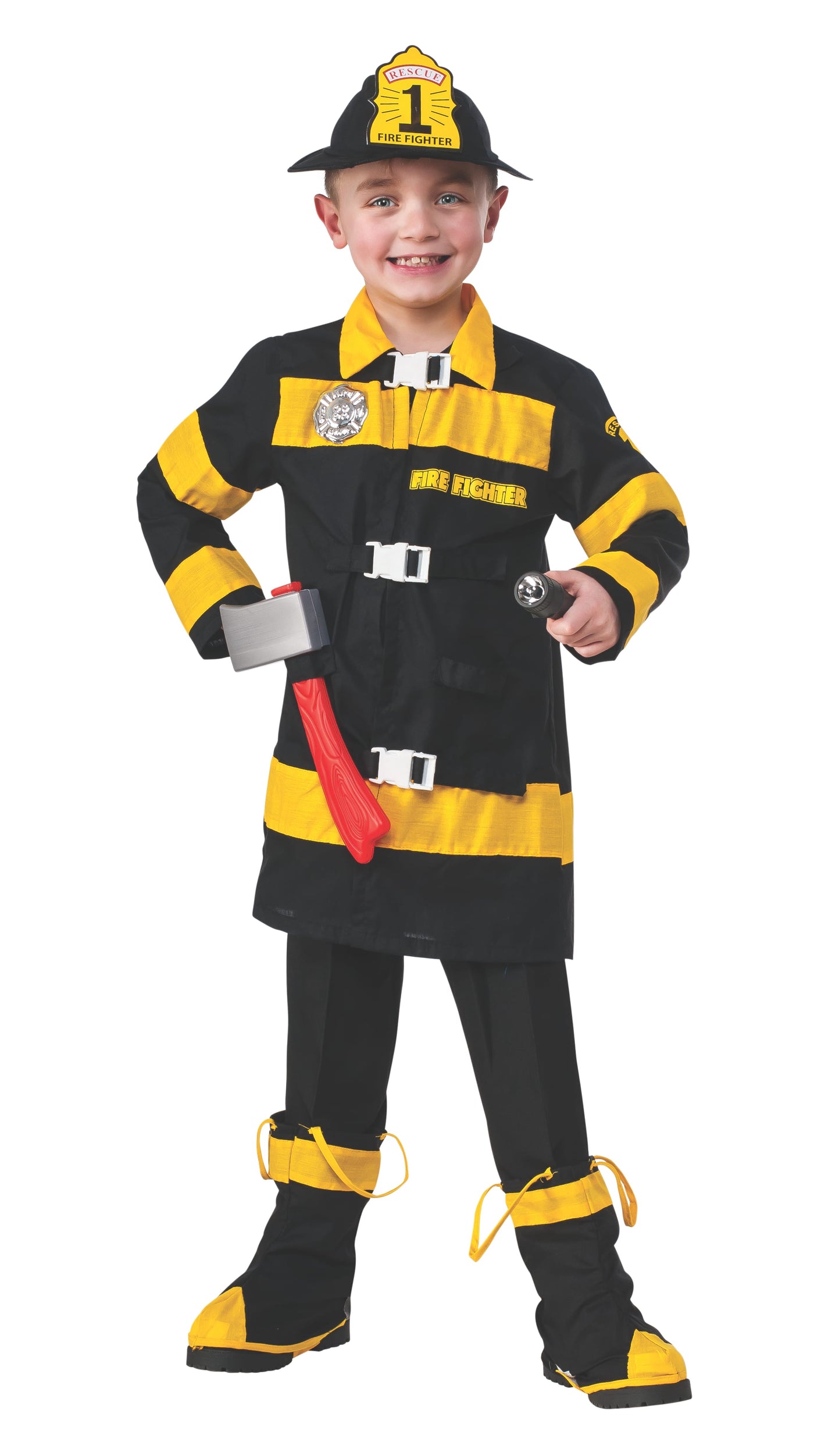 Fire Fighter Deluxe Costume, Child