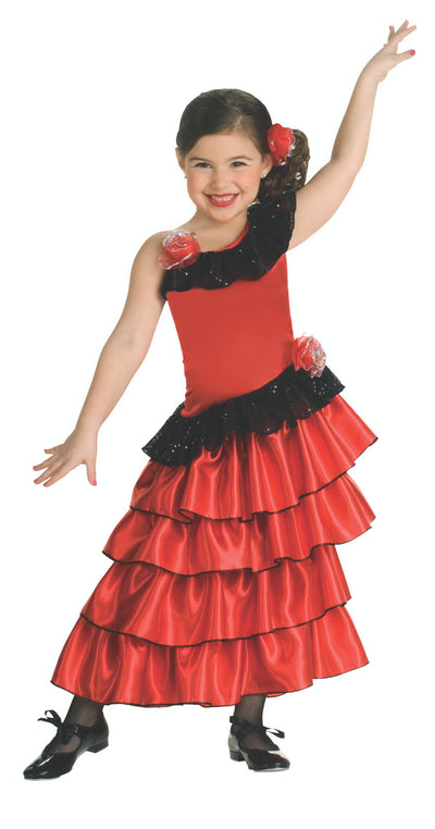 Spanish Princess Flamenco Costume, Child