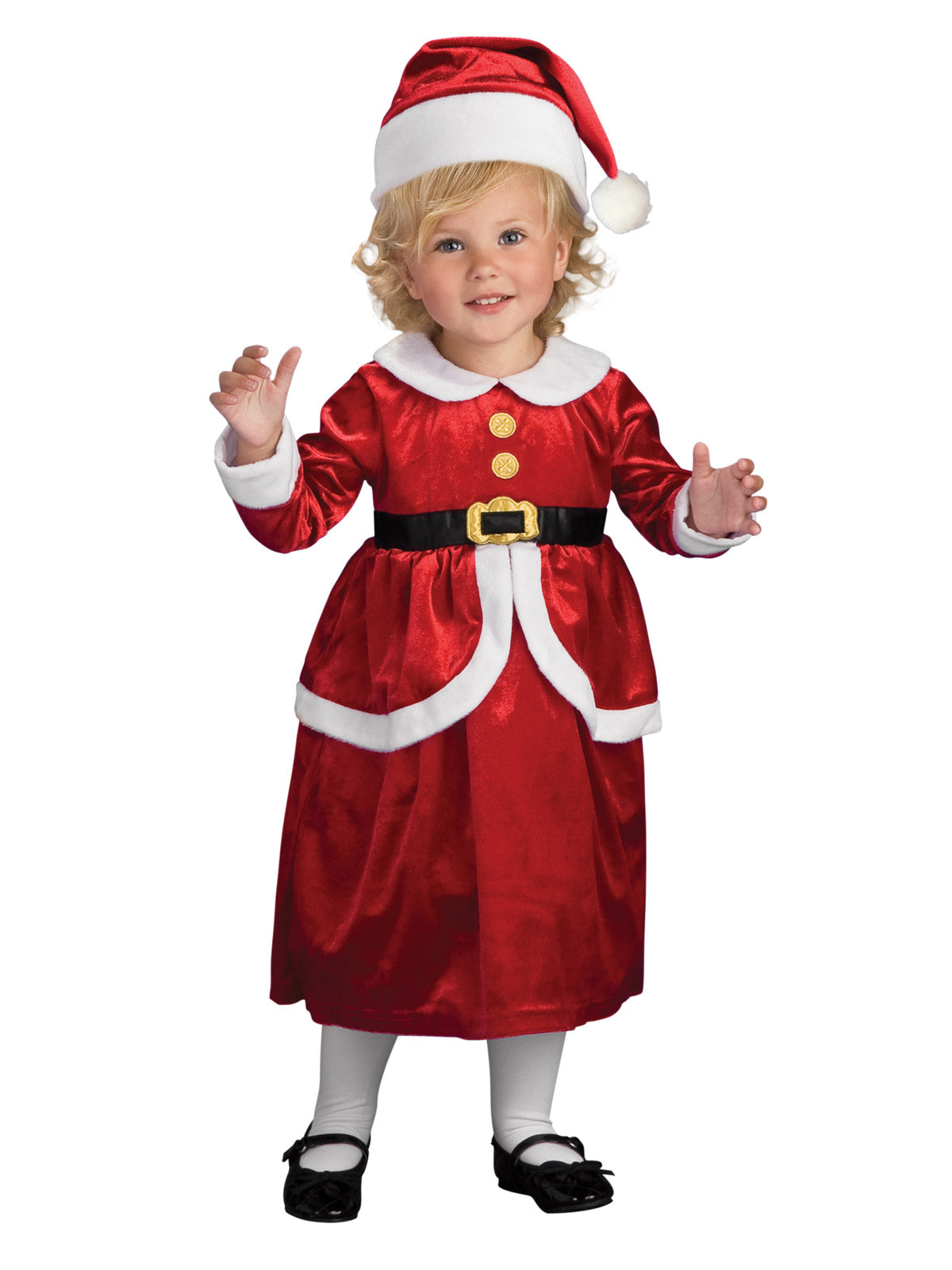 Lil' Mrs Claus Dress And Apron Set, Child