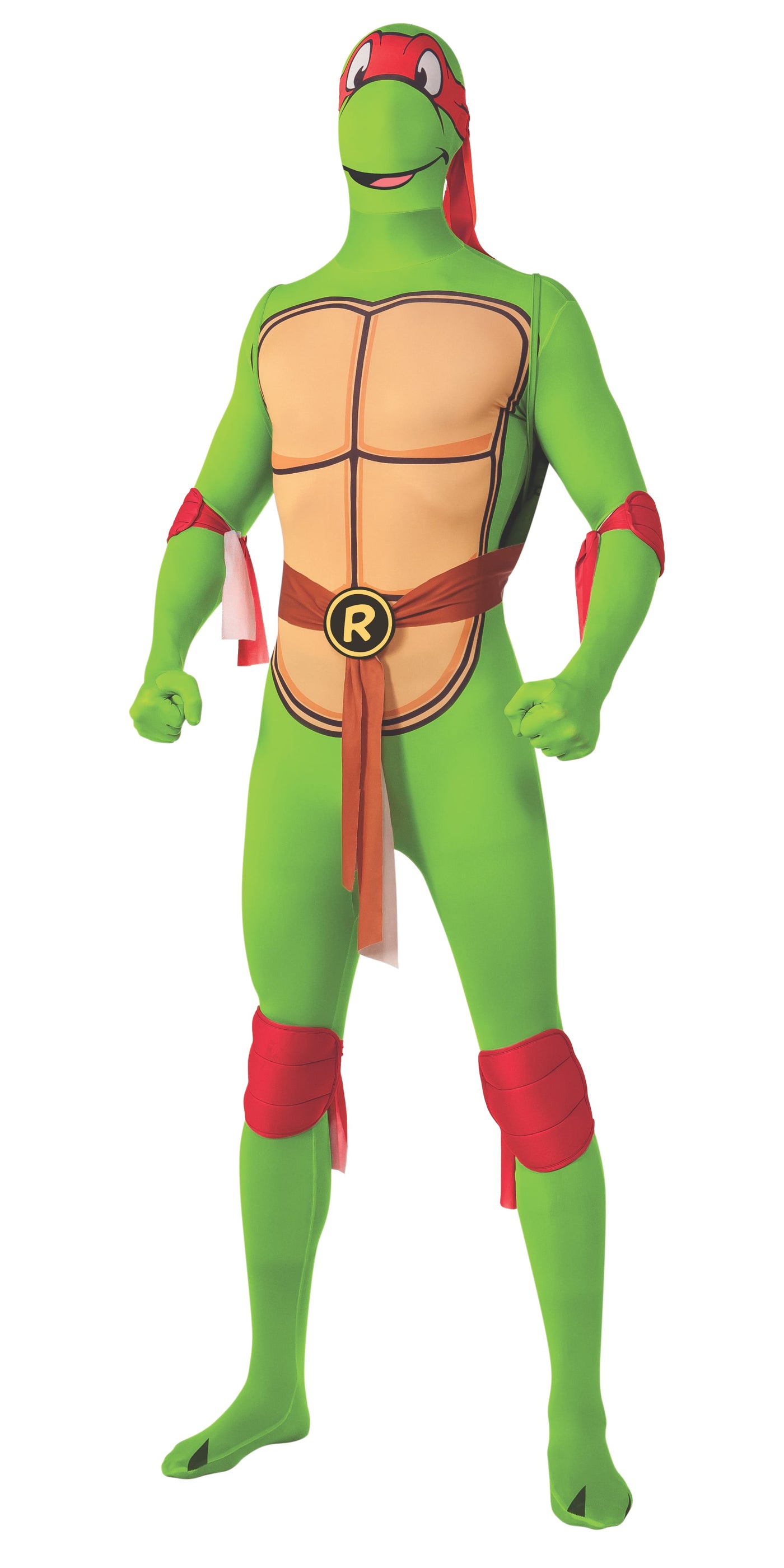 Tmnt Rapahael 2Nd Skin Suit, Adult