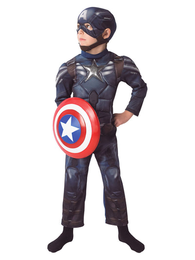 Captain America Winter Soldier Deluxe Costume, Child