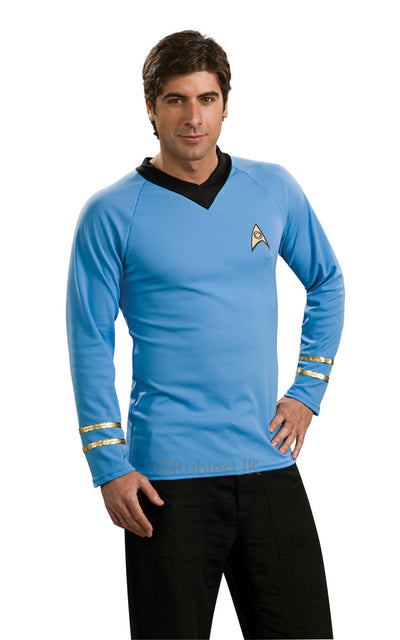 Star Trek Deluxe Blue Shirt, Adult