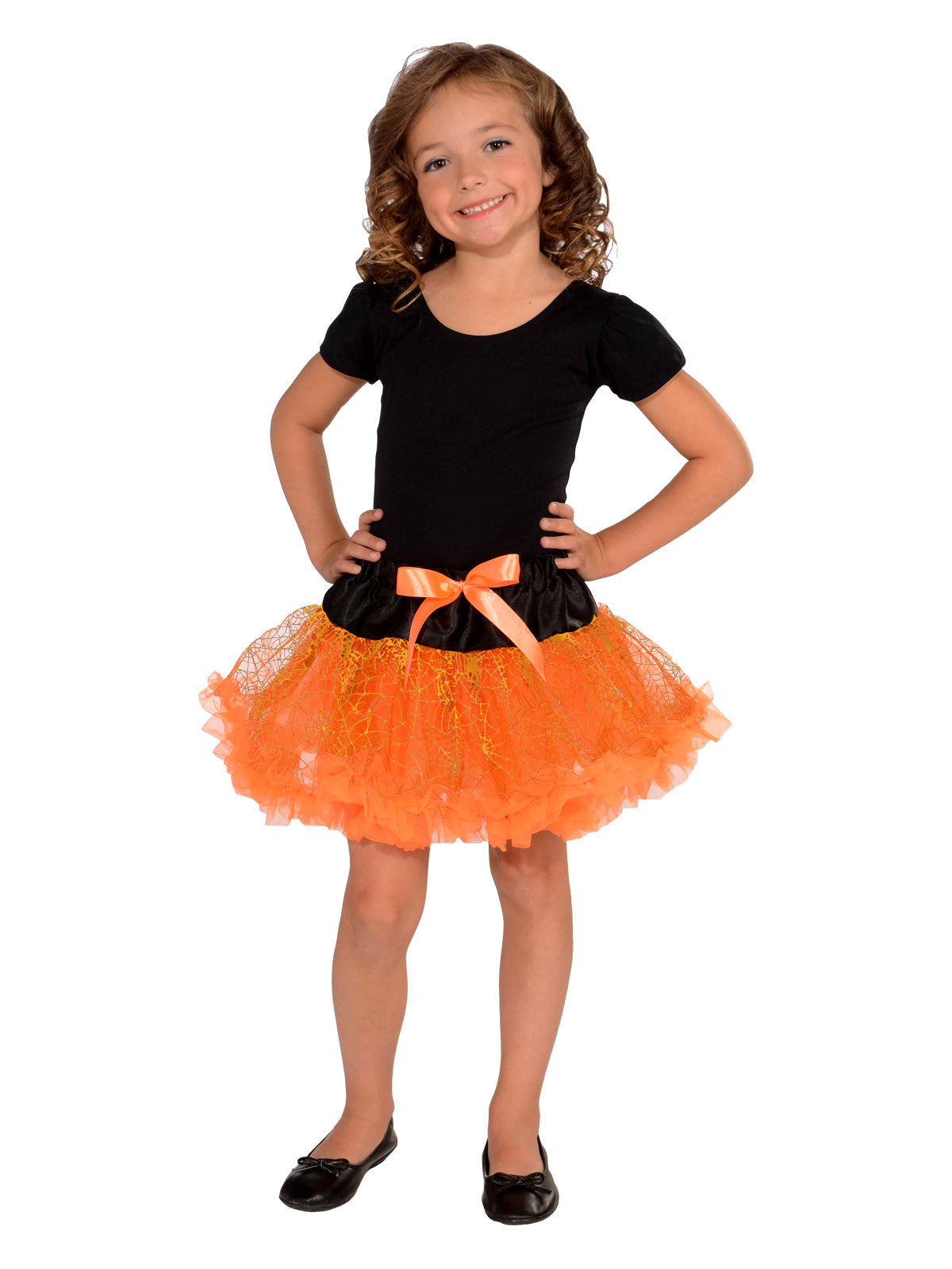 Orange Halloween Tutu Skirt, Child