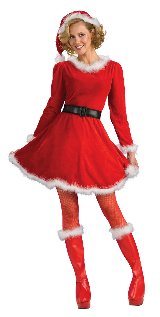 Mrs Claus Deluxe Costume, Adult