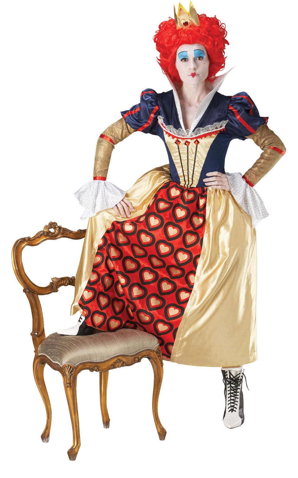 Queen Of Hearts Premium Costume, Adult