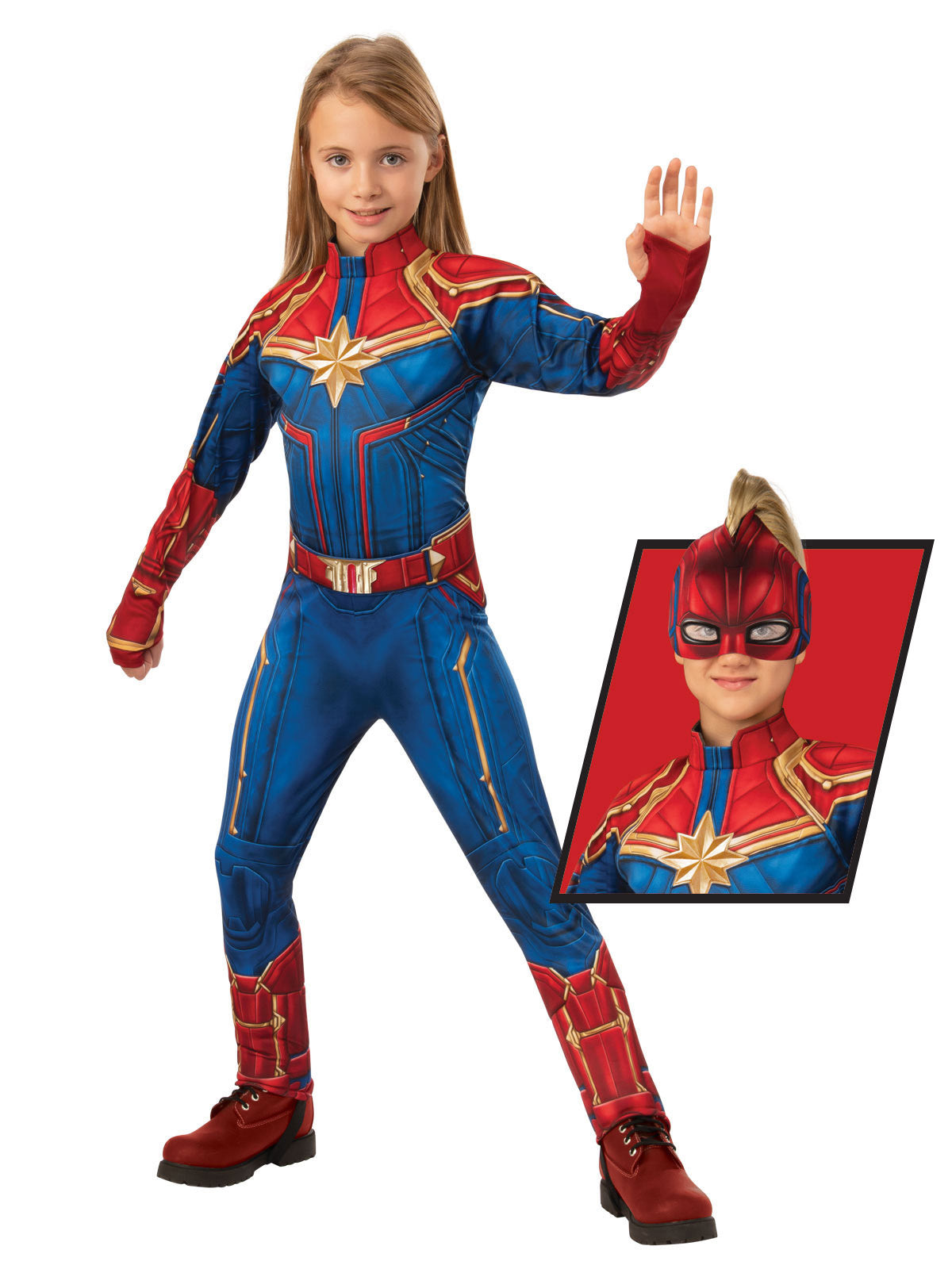 Captain Marvel Deluxe Hero Suit, Child