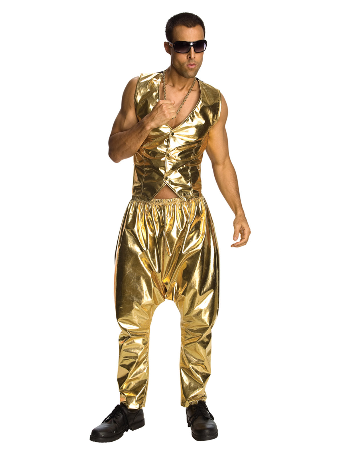 Rapper Gold Pants, Adult