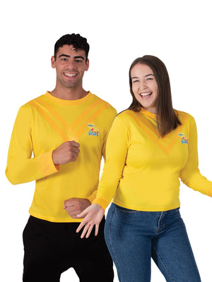 Yellow Wiggle Deluxe 30Th Anniversary Costume Top, Adult