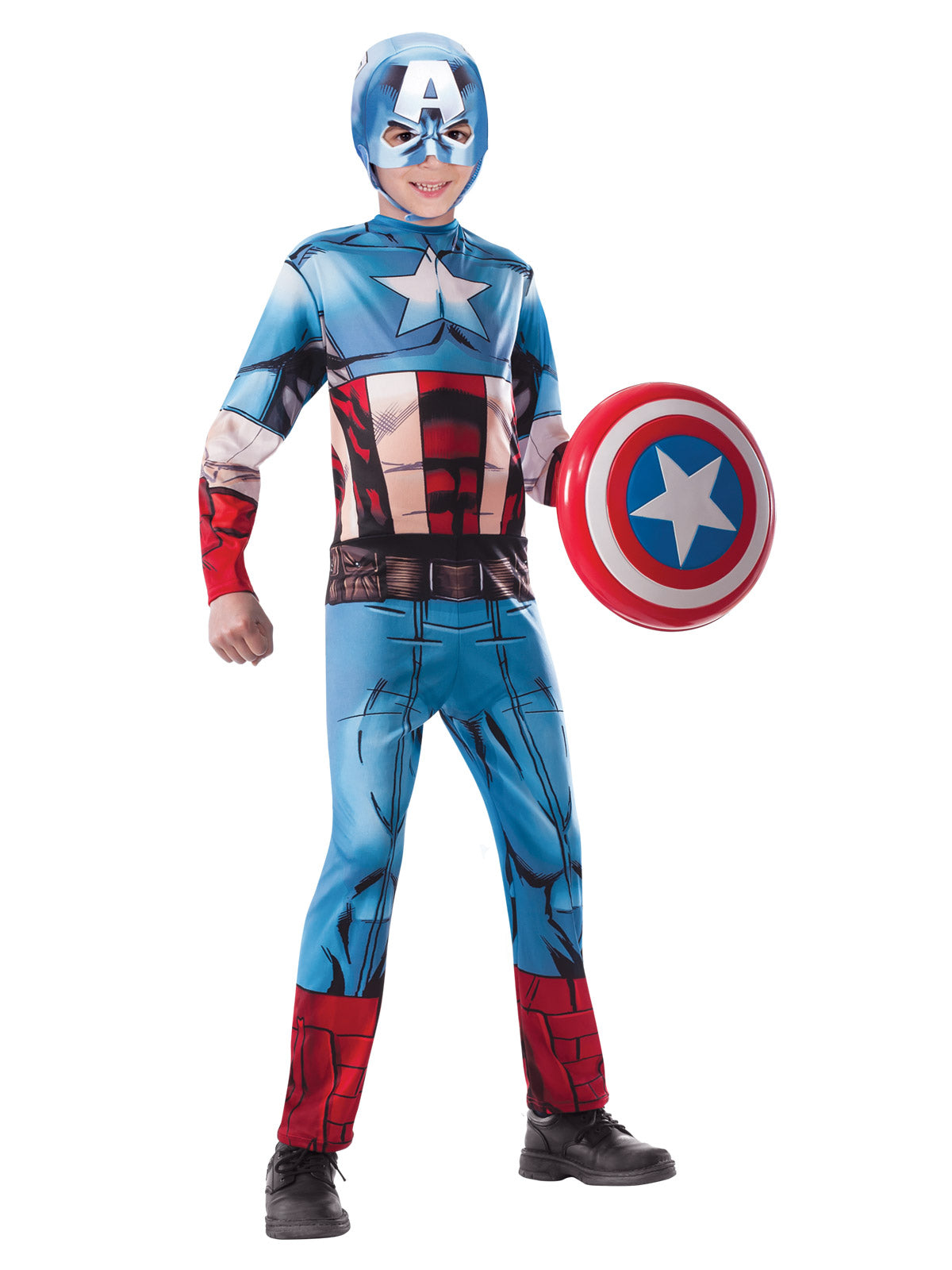 Captain America Costume - Size 6-8