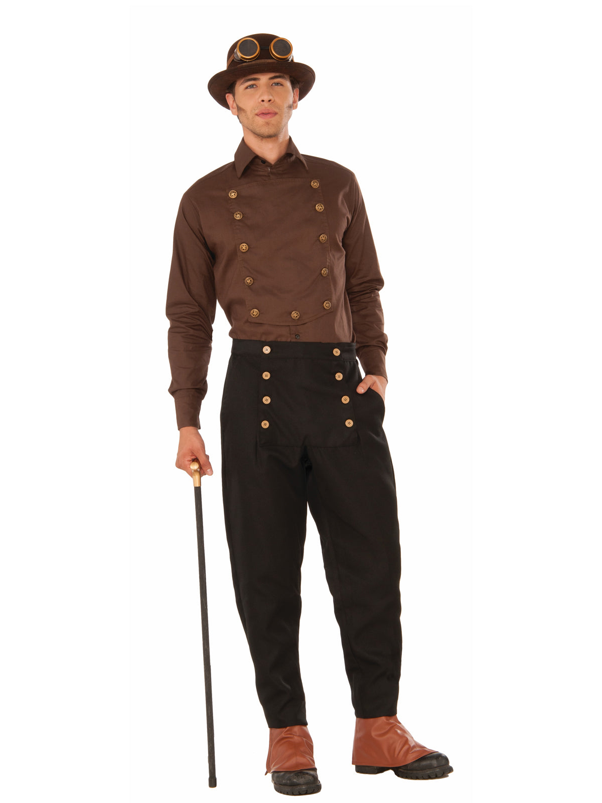 Steampunk Brown Shirt